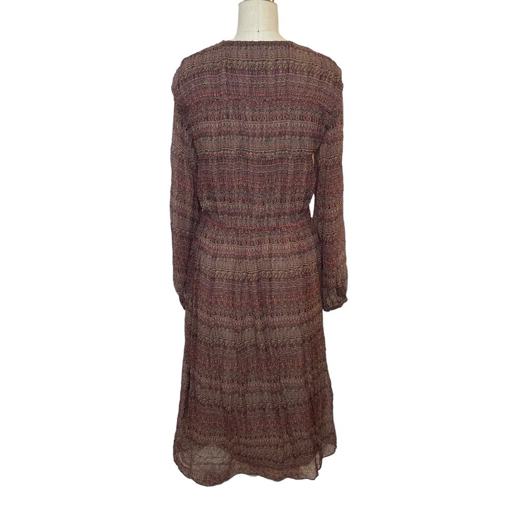 NEW Joie Alquina Dress Anise Flower Multi Colored Silk Lined Revolve Midi Small - Picture 8 of 12